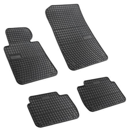 Covorase auto - Set covorase auto din cauciuc Bmw Seria 3 E46 1998-2005, presuri FROGUM, negre, 4 buc.
