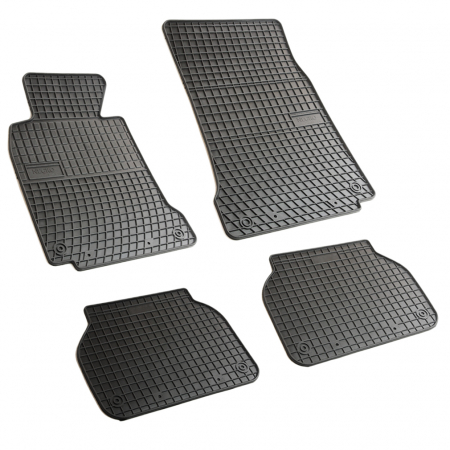 Covorase auto - Set covorase auto din cauciuc Bmw Seria 5 E39 1995-2004, presuri FROGUM, negre, 4 buc.
