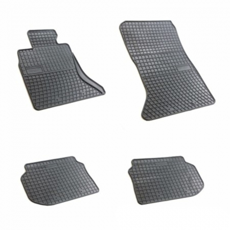 Covorase auto - Set covorase auto din cauciuc Bmw Seria 5 F10 F11 LIFT 2013-2017, presuri FROGUM, negre, 4 buc.