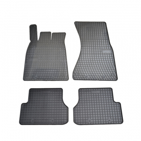 Covorase auto - Set covorase auto din cauciuc Bmw X3 E83 2003-2010, presuri FROGUM, negre, 4 buc.
