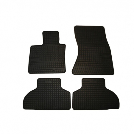 Covorase auto - Set covorase auto din cauciuc BMW X5 F15 2013-2018, presuri FROGUM, negre, 4 buc