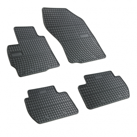 Covorase auto - Set covorase auto din cauciuc Citroen C-Crosser 2007- Outlander 2 2006-2013 Peugeot 4007 2007-2012, presuri FROGUM, negre, 4 buc.