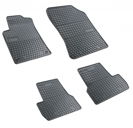 Covorase auto - Set covorase auto din cauciuc Citroen C3 2009-2016, presuri FROGUM, negre, 4 buc.
