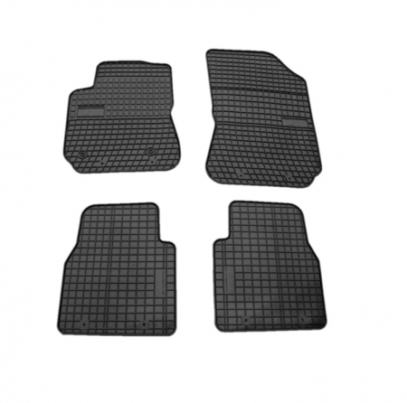 Covorase auto - Set covorase auto din cauciuc  Citroen C4 Cactus 2014-  prezent, presuri FROGUM, Negru