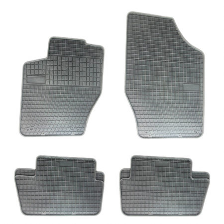 Covorase auto - Set covorase auto din cauciuc Citroen C4 I, II 2004-2010  2011-2017 culoare Gri, presuri FROGUM, 4 buc.
