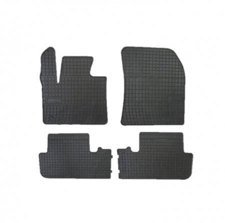 Accesorii auto - Set covorase auto din cauciuc  Citroen DS7 2017-  prezent, presuri FROGUM, Negru