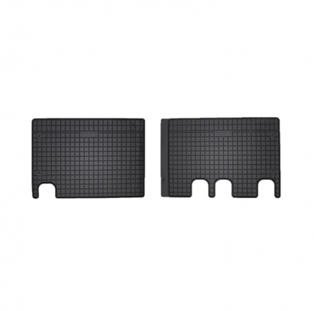 Covorase auto - Set covorase auto din cauciuc  Citroen Jumpy 3 2016-  prezent, randul 2, presuri FROGUM, Negru