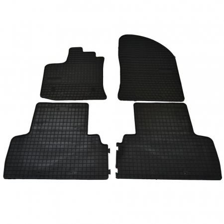Accesorii auto - Set covorase auto din cauciuc Dacia Lodgy 2012-, presuri FROGUM, negre, 4 buc.