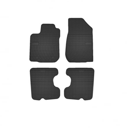 Covorase auto - Set covorase auto din cauciuc  Dacia Sandero  Stepway 1 2013-2018, presuri FROGUM, Negru