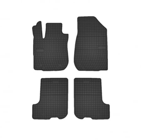 Covorase auto - Set covorase auto din cauciuc  Dacia Sandero  Stepway 2 2018-  prezent, presuri FROGUM, Negru