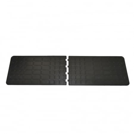 Set covorase auto din cauciuc Flexmat Universale culoare Negru, presuri FROGUM, 2 buc., covorase pasaj spate 39.2 X 73.5 cm [1]