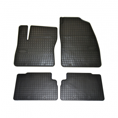 Covorase auto - Set covorase auto din cauciuc Ford C-Max 2011-2019 culoare Negru, presuri FROGUM, 4 buc.