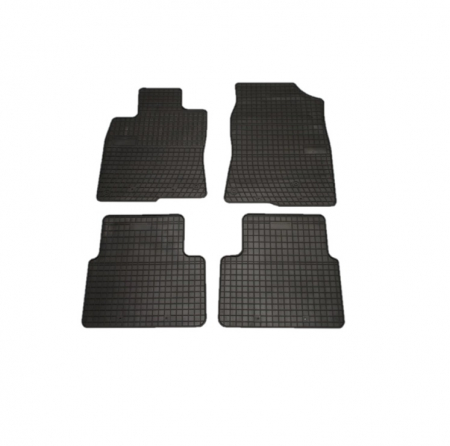 Accesorii auto - Set covorase auto din cauciuc  Honda Civic X hatchback 2017-  prezent, presuri FROGUM, Negru