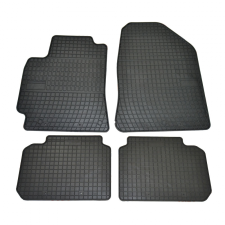 Accesorii auto - Set covorase auto din cauciuc Hyundai Elantra 6 2015-2020, presuri FROGUM, negre, 4 buc.