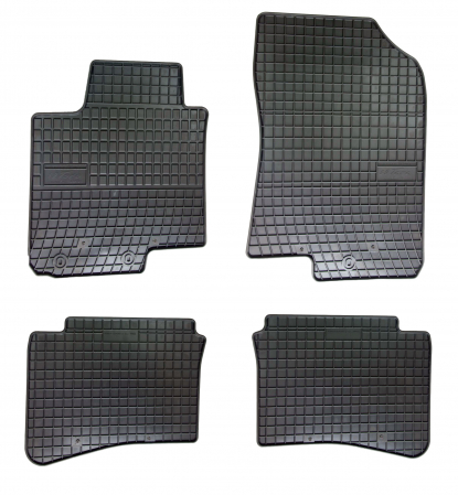 Accesorii auto - Set covorase auto din cauciuc Hyundai I20 II, III 2014-, presuri FROGUM, negre, 4 buc.