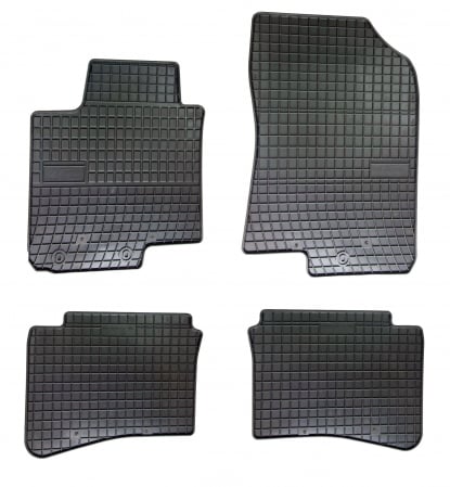 Set covorase auto din cauciuc Hyundai I20 II, III 2014-, presuri FROGUM, negre, 4 buc. [1]