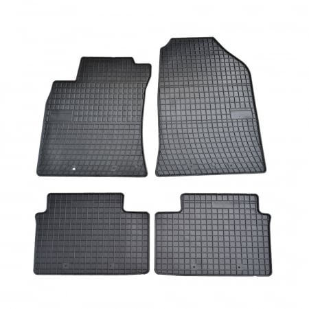 Covorase auto - Set covorase auto din cauciuc Hyundai I30 din 2017-2020, presuri FROGUM, negre, 4 buc.