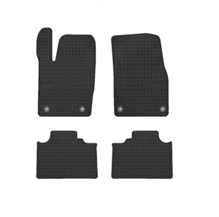Covorase auto - Set covorase auto din cauciuc  Jeep Grand Cherokee 2010-  prezent, presuri FROGUM, Negru