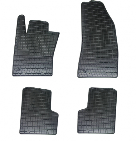 Covorase auto - Set covorase auto din cauciuc Jeep Renegade 2014-, Fiat 500X 2014-