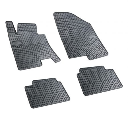 Covorase auto - Set covorase auto din cauciuc Kia Ceed 2 2012-2018, presuri FROGUM, negre, 4 buc