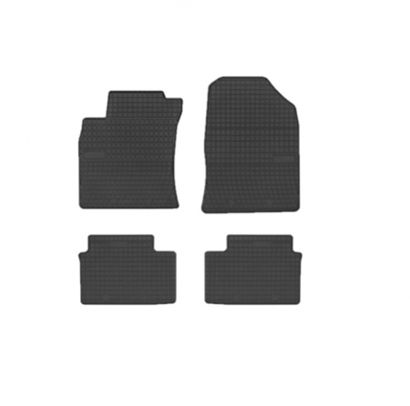 Covorase auto - Set covorase auto din cauciuc  Kia Ceed 3 2018-  prezent, presuri FROGUM, Negru