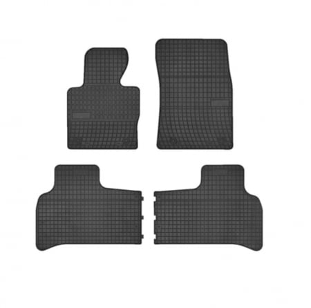 Accesorii auto - Set covorase auto din cauciuc  Land Rover Range Rover Vogue 2002-2012, presuri FROGUM, Negru