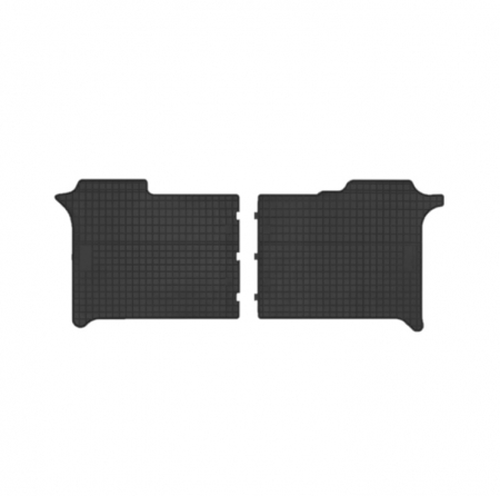 Accesorii auto - Set covorase auto din cauciuc  Man Tge Rand 2 2017, Vw Crafter 2 2017, randul 2, presuri FROGUM, Negru