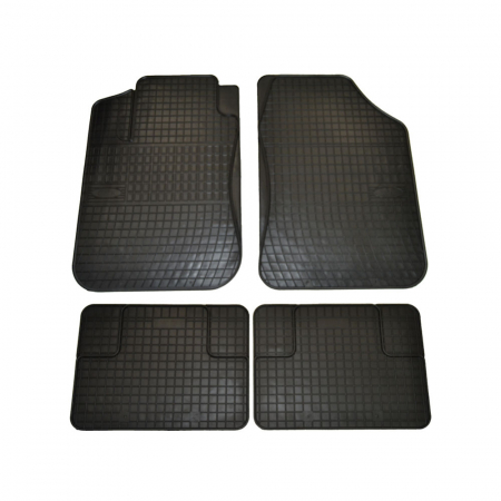 Set covorase auto din cauciuc Mat 2 Universale culoare Negru, presuri FROGUM, 4 buc. [1]