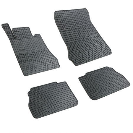 Accesorii auto - Set covorase auto din cauciuc Mercedes Clasa E W210 1995-2003, presuri FROGUM, negre, 4 buc.