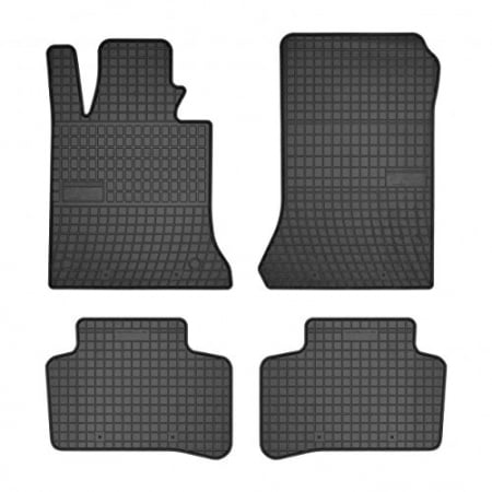 Covorase auto - Set covorase auto din cauciuc Mercedes GLK X204 2008-2015, presuri FROGUM, negre, 4 buc.