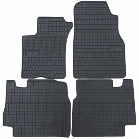 Covorase auto - Set covorase auto din cauciuc Mercedes ML I W163 2002-2005, presuri FROGUM, negre, 4 buc.