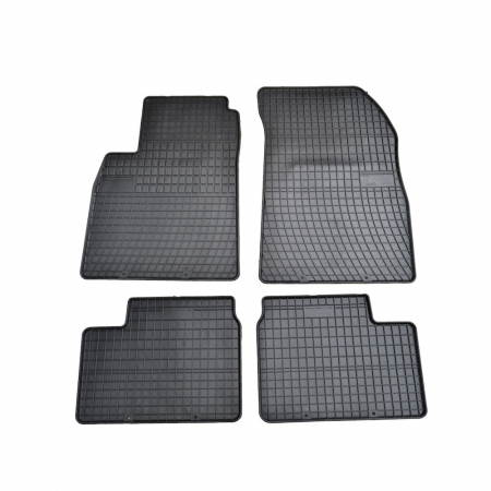 Covorase auto - Set covorase auto din cauciuc Nissan Micra MK13 dupa 2010-2016, presuri FROGUM, negre, 4 buc.