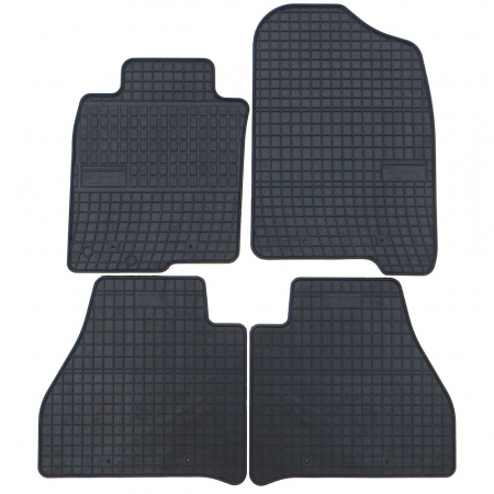 Covorase auto - Set covorase auto din cauciuc Nissan Navara 2016-, presuri FROGUM, negre, 4 buc.