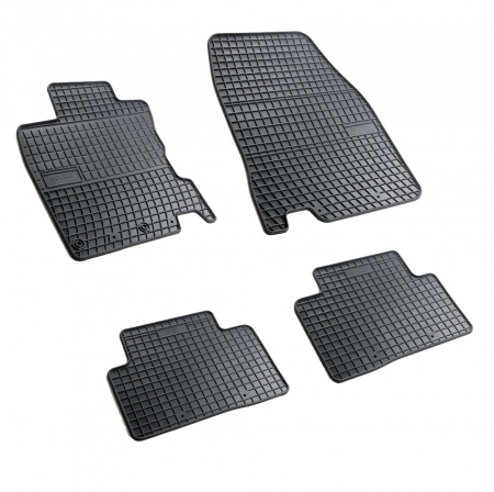 Set covorase auto din cauciuc Nissan Qashqai 2 2013-2021, presuri FROGUM, negre, 4 buc. [1]