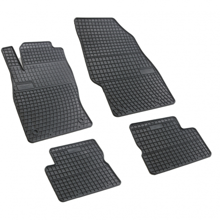 Accesorii auto - Set covorase auto din cauciuc Opel Adam 2012-2019 Corsa D 2006-2014, presuri FROGUM, negre, 4 buc.
