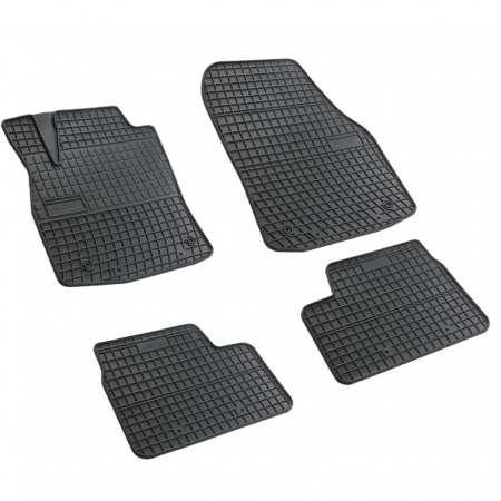 Covorase auto - Set covorase auto din cauciuc Opel Astra H 2004-2014, presuri FROGUM, negre, 4 buc.