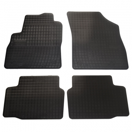 Covorase auto - Set covorase auto din cauciuc Opel Astra K 2015-2021, presuri FROGUM, negre, 4 buc
