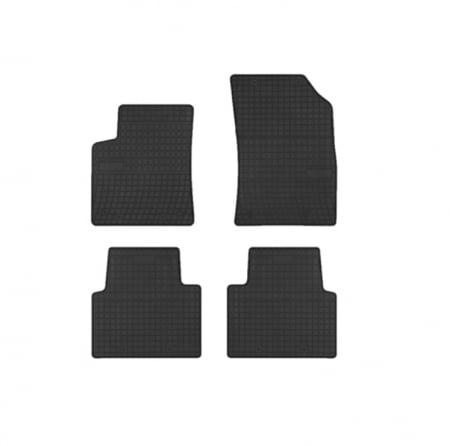 Covorase auto - Set covorase auto din cauciuc  Opel Crossland 2017-  prezent, presuri FROGUM, Negru