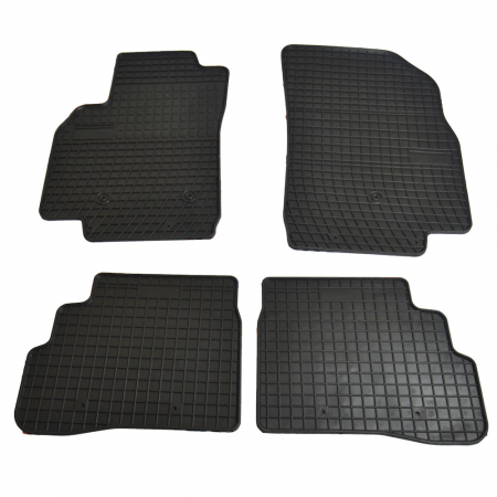 Set covorase auto din cauciuc Opel Karl 2015-, Chevrolet Spark 2015- , presuri FROGUM, culoare Negru, 4 buc. [1]