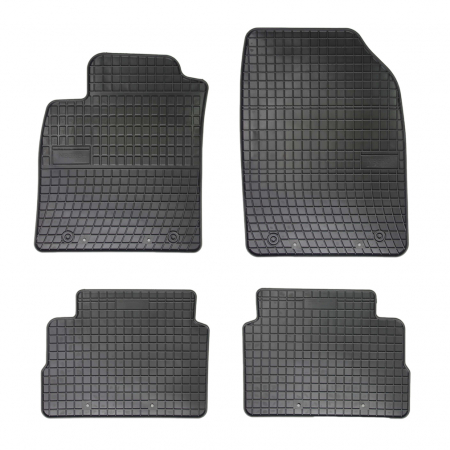 Covorase auto - Set covorase auto din cauciuc Opel Vectra C 2002-2008, presuri FROGUM, negre, 4 buc.