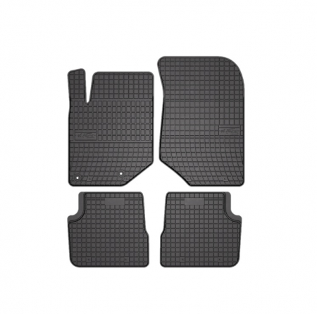 Covorase auto - Set covorase auto din cauciuc  Peugeot 208 5 usi 2019-, Opel Corsa F 2019, Citroen Ds3 Crossback 2018-  prezent, presuri FROGUM, Negru