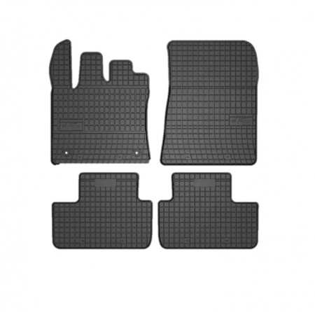Accesorii auto - Set covorase auto din cauciuc  Renault Captur 2 2019-  prezent, presuri FROGUM, Negru