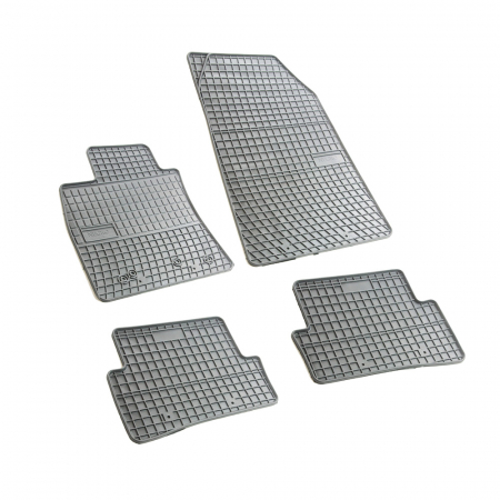 Covorase auto - Set covorase auto din cauciuc Renault Clio 4 2012-2019 culoare Gri, presuri FROGUM, 4 buc.