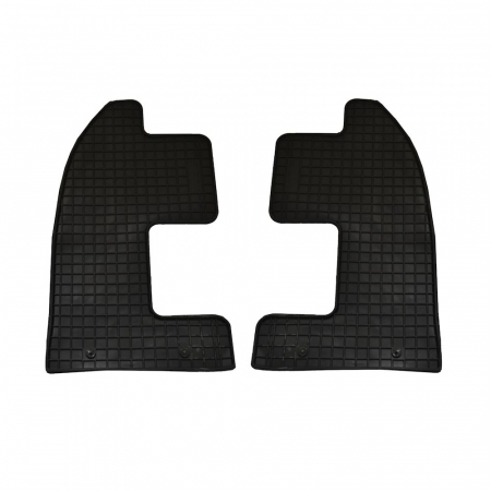 Covorase auto - Set covorase auto din cauciuc Seat Alhambra 2 Vw Sharan 2 2010- Randul Al Treilea de scaune, presuri FROGUM, negre, 2 buc.