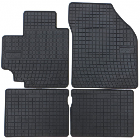 Covorase auto - Set covorase auto din cauciuc Suzuki Celerio 2014-, presuri FROGUM, negre, 4 buc.