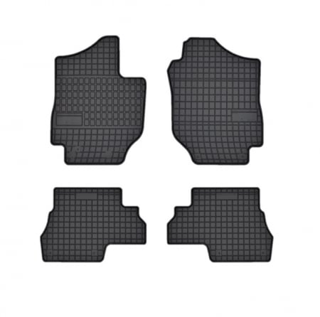 Covorase auto - Set covorase auto din cauciuc  Suzuki Jimny 2 2018-  prezent, presuri FROGUM, Negru