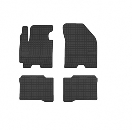 Accesorii auto - Set covorase auto din cauciuc  Suzuki Swift 3 2017-  prezent, presuri FROGUM, Negru