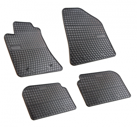 Accesorii auto - Set covorase auto din cauciuc Toyota Avensis 2 2003-2009, presuri FROGUM, negre, 4 buc.