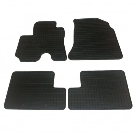 Accesorii auto - Set covorase auto din cauciuc Toyota Rav4 3 usi 2000-2005, presuri FROGUM, negre, 4 buc.