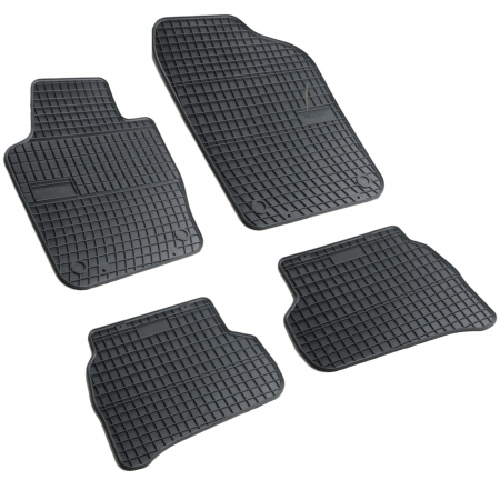 Accesorii auto - Set covorase auto din cauciuc Volkswagen Polo 5 (6R) 2009-2017, presuri FROGUM, negre, 4 buc.